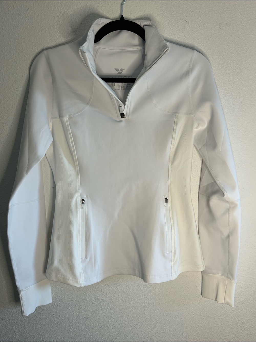 Calliope Women’s White Half-Zip Utility Pullover Jacket